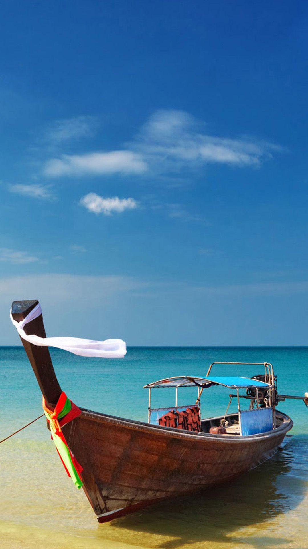 1080x1920 Karon Beach Yacht Boat Android wallpaper HD wallpaper