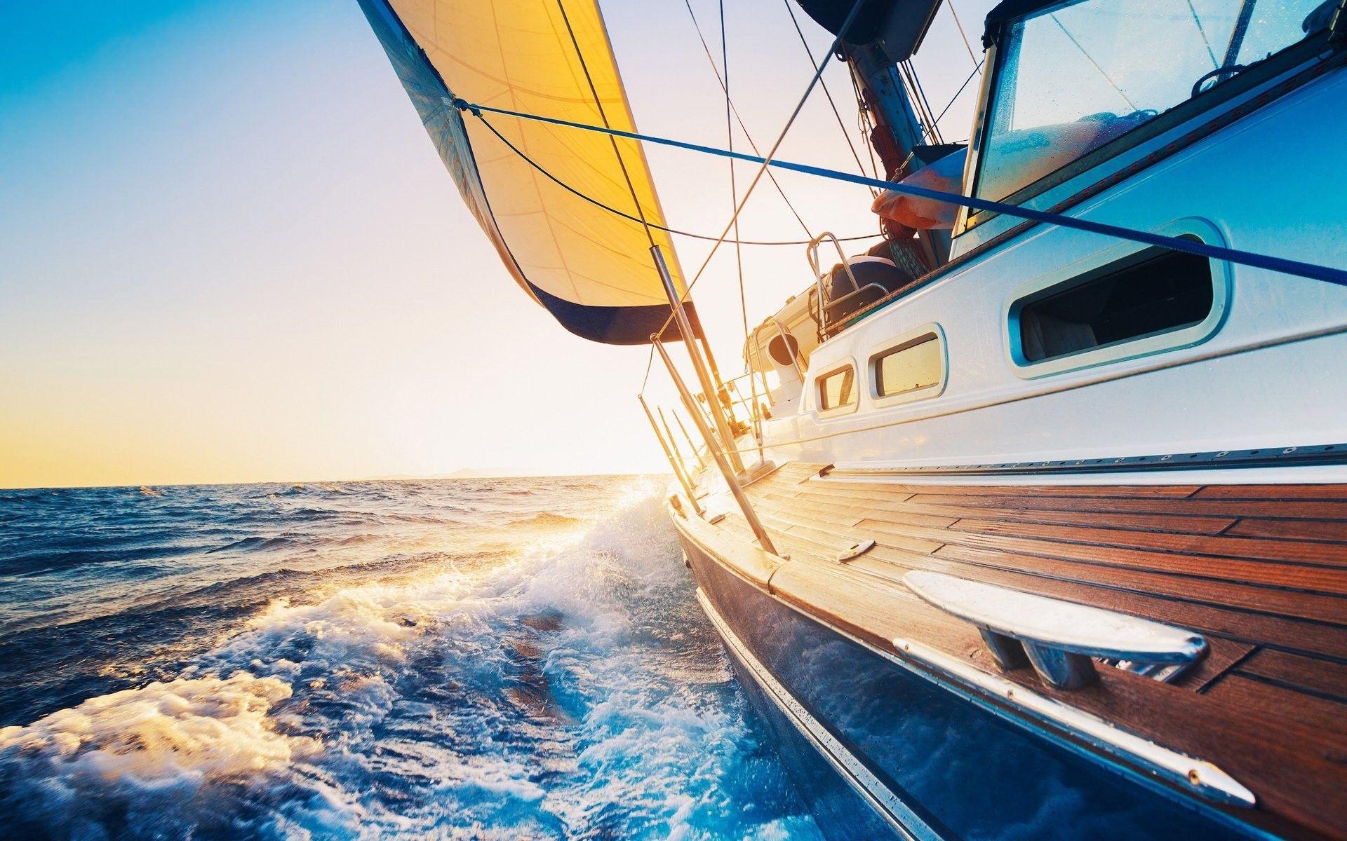 1920x1200 HD Sailboat Wallpaper