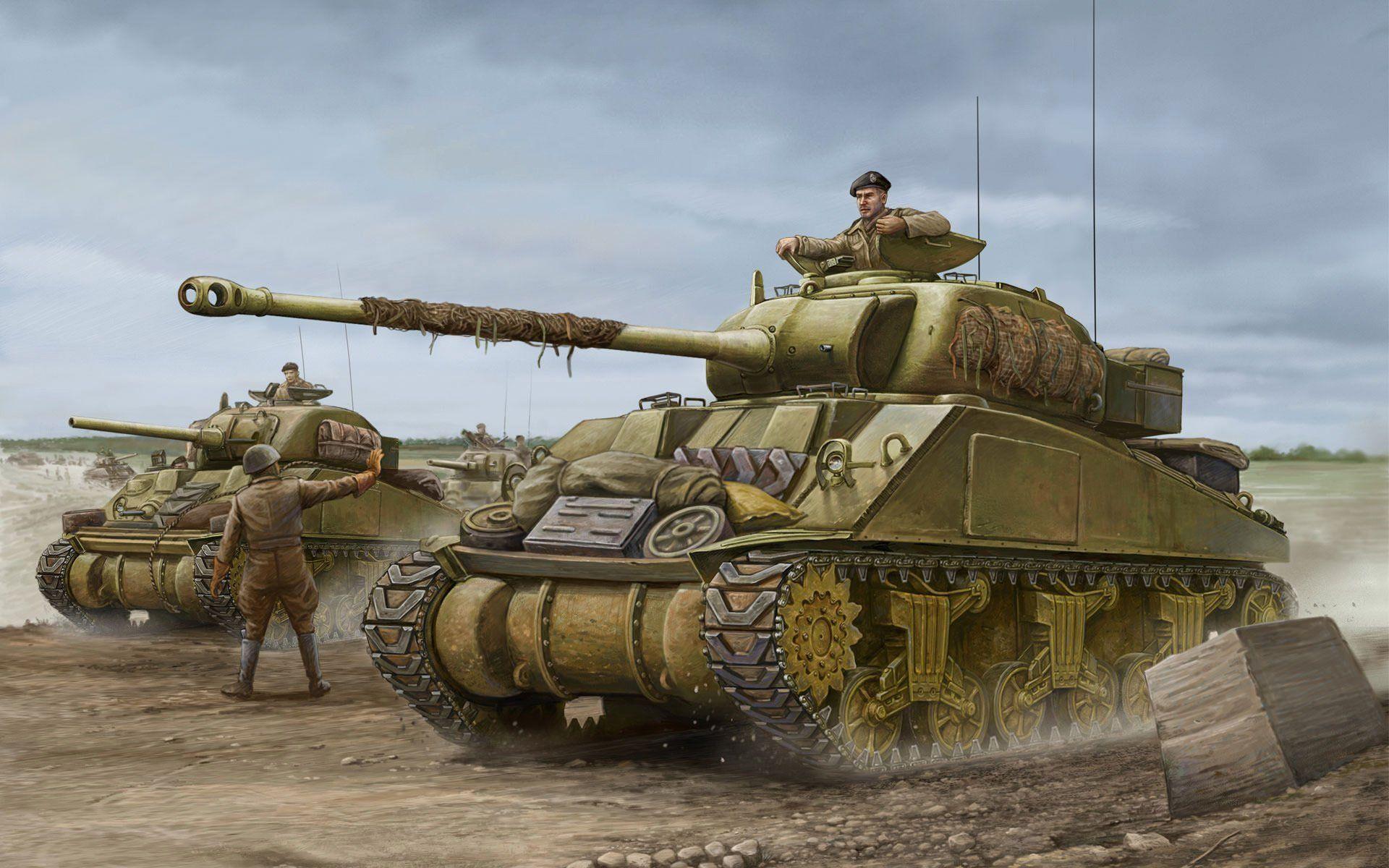 1920x1200 World War 2 Tank Wallpaper Desktop Background Extra