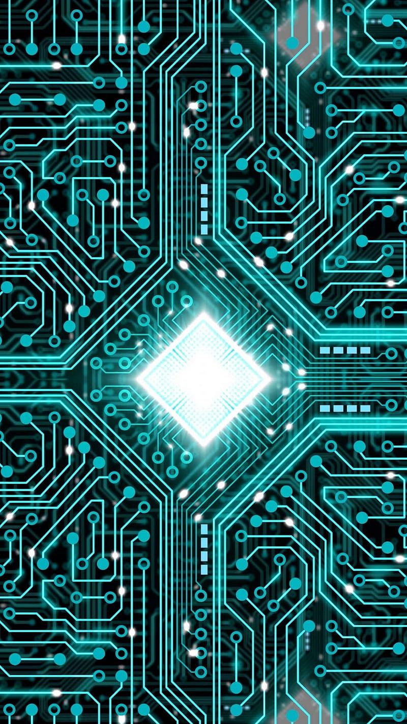800x1422 Digital Circuit Board, digital circuit board, processor, electronic, pcb, HD phone wallpaper