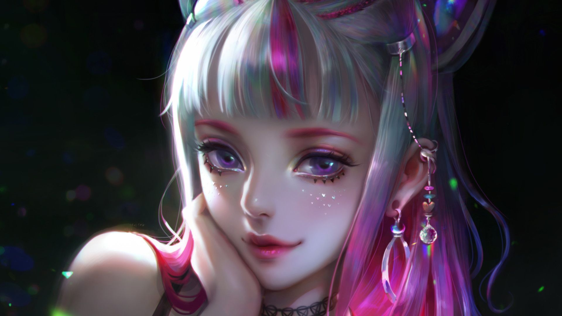 1920x1080 Anime Girl Fantasy Wallpaper