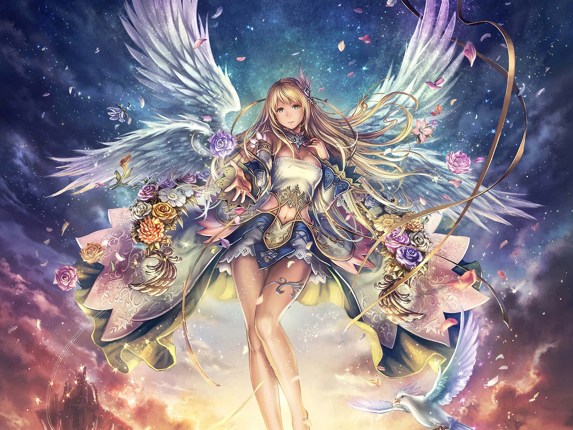 1920x1440 Fantasy in an Anime Wallpaper