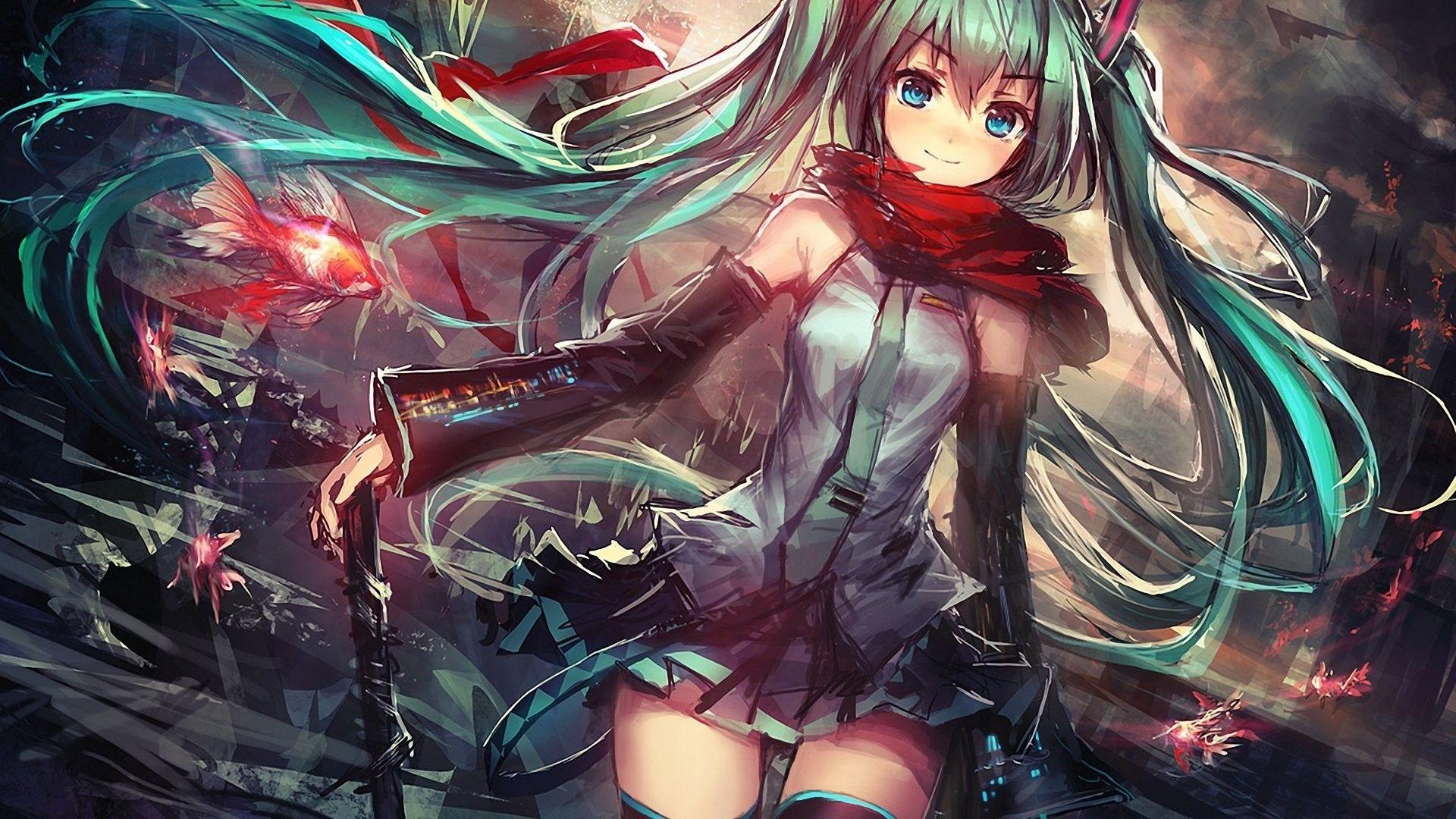 1920x1080 1920x1080 anime anime girls twintails hatsune miku
