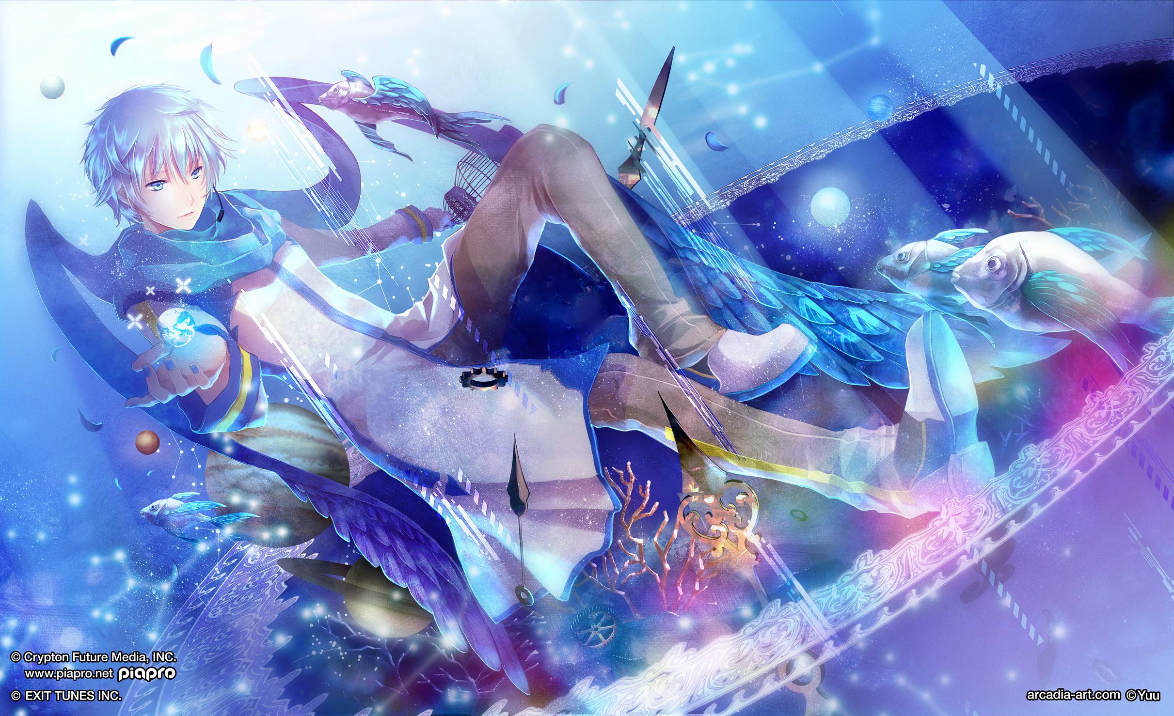 2422x1478 Kaito Vocaloid Wallpaper
