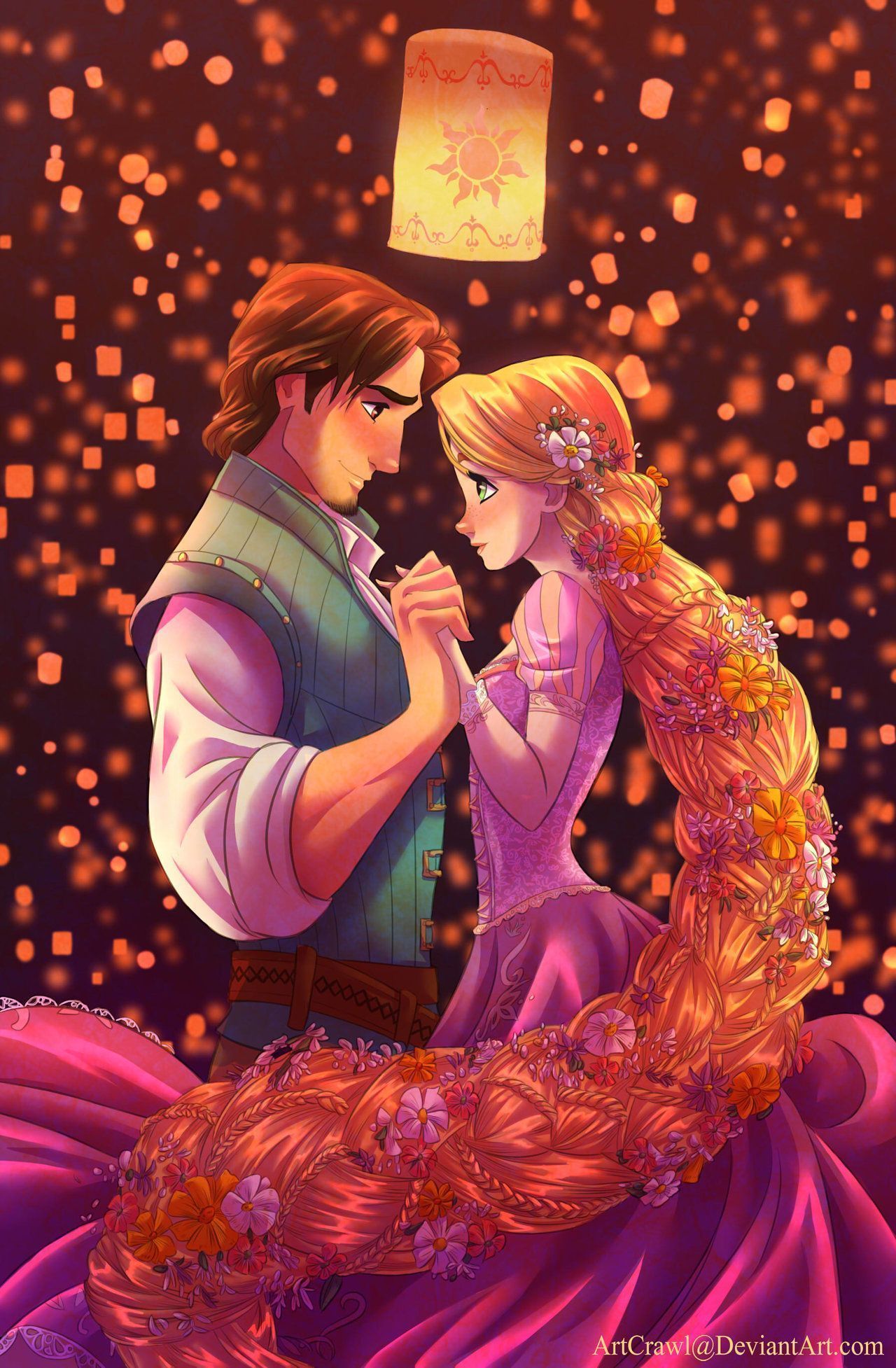 1280x1954 Rapunzel and Flynn