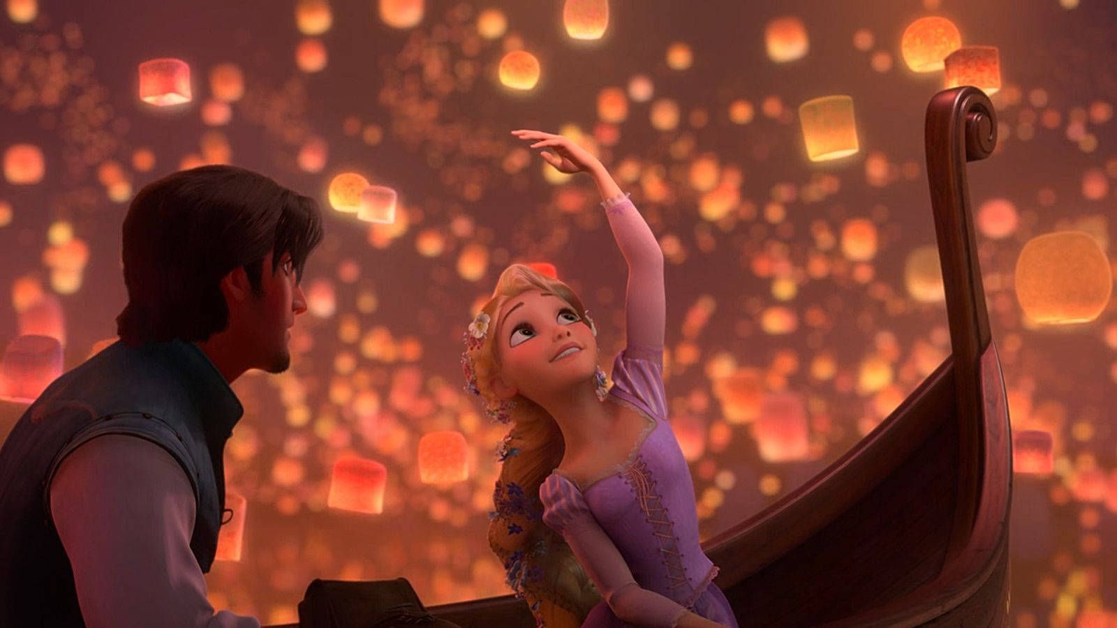 1600x900 Tangled Rapunzel With Flynn Wallpaper