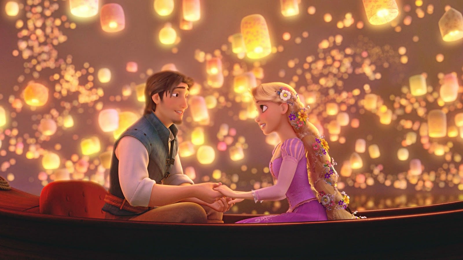 1600x900 Rapunzel And Flynn Tangled Wallpaper