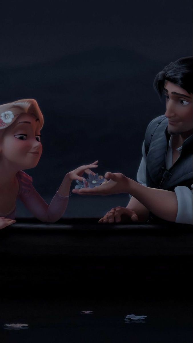 676x1200 Rapunzel and Flynn Rider