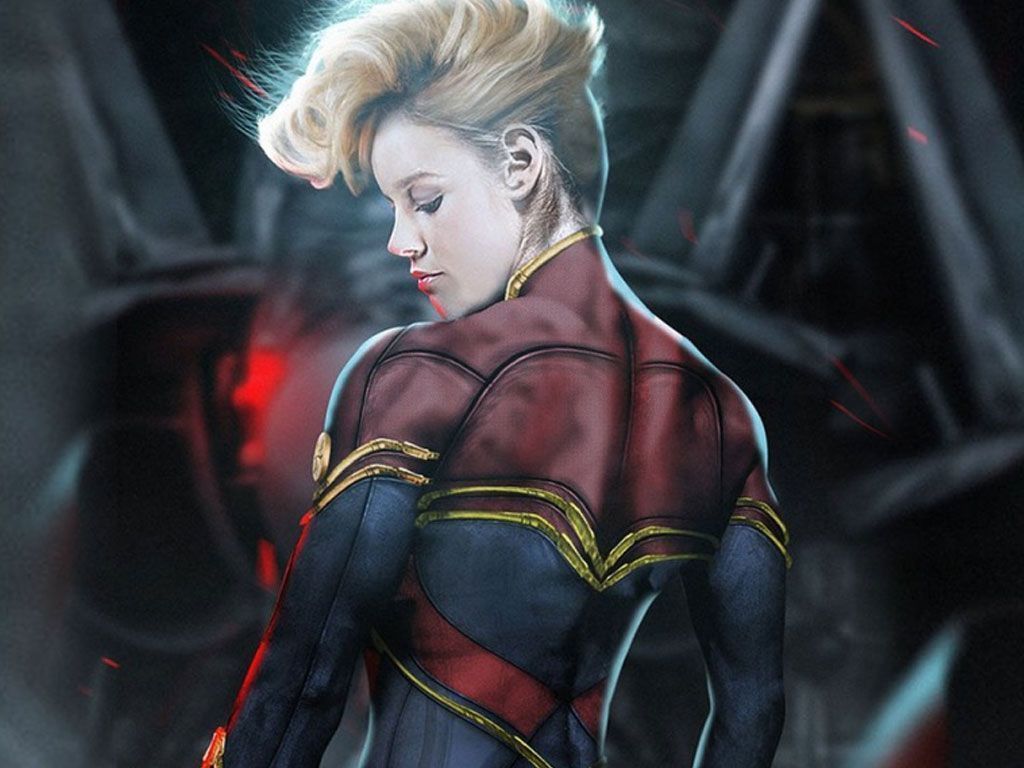 1024x768 Captain Marvel HQ Movie Wallpaper