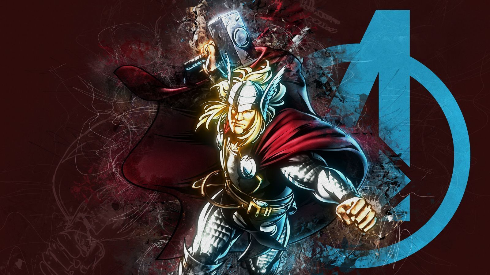 1600x900 Download wallpaper 1600x900 thor, god