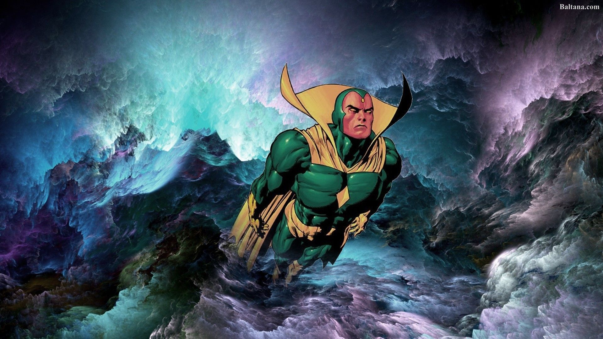 1920x1080 Marvel Vision HQ Desktop Wallpaper
