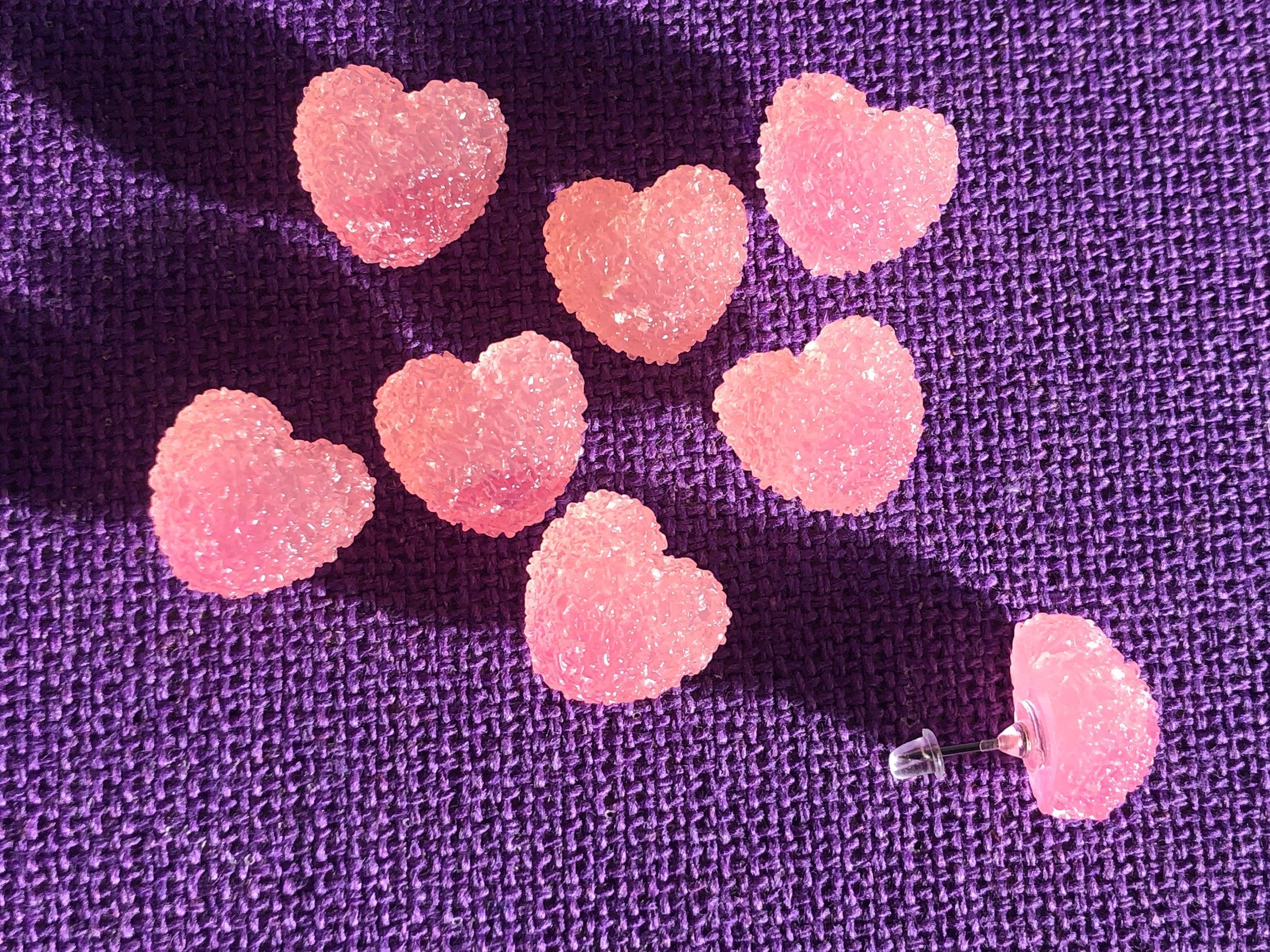 3000x2250 Sweet Heart Push Pins. Pink Heart