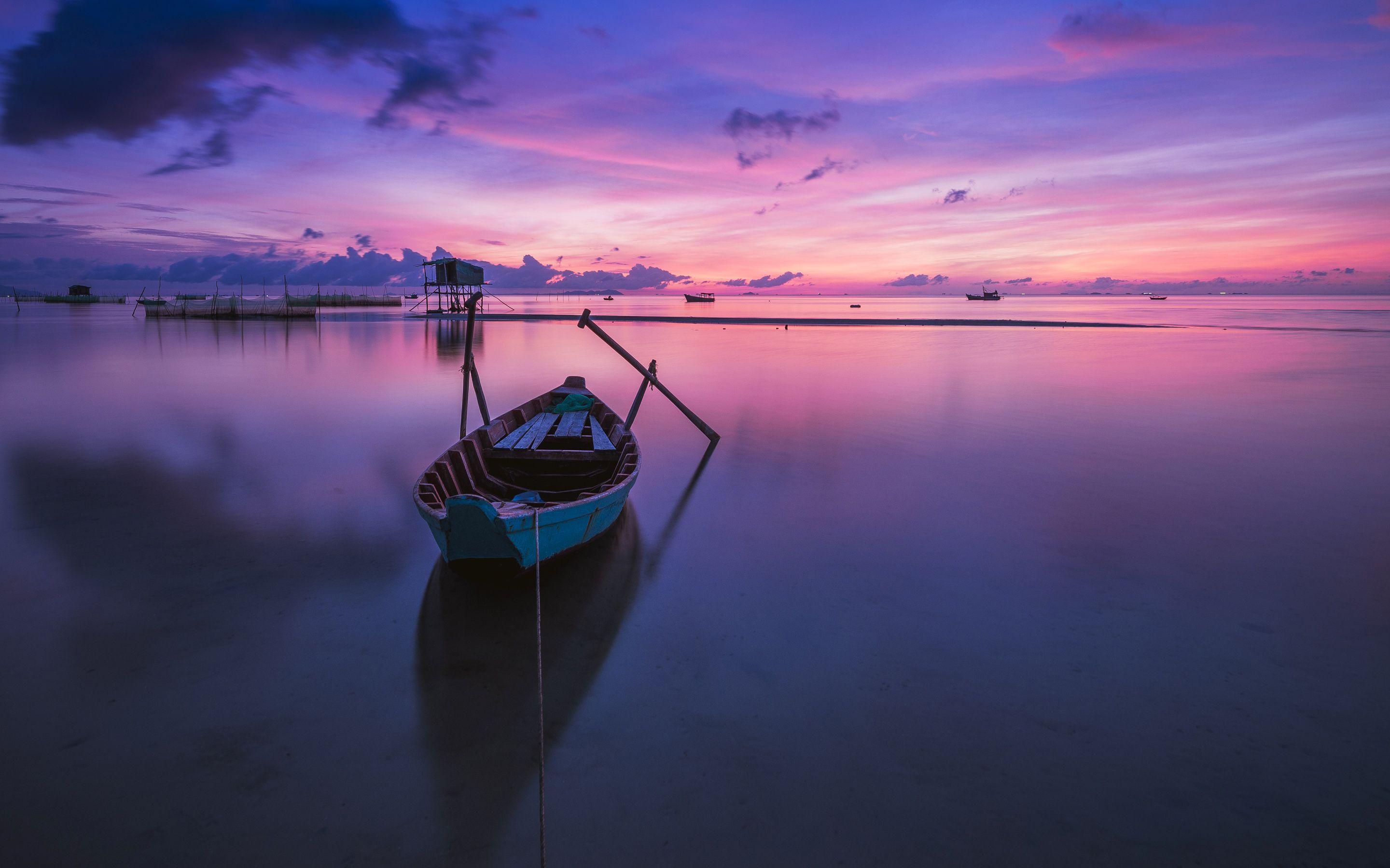 2880x1800 Purple Sunrise Wallpaper