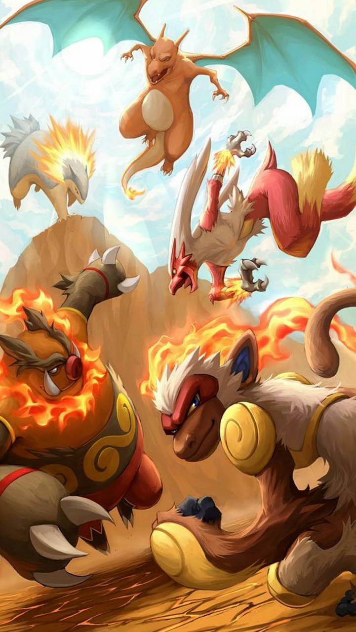 Fire Pokemon Wallpapers - Top Free Fire Pokemon Backgrounds ...