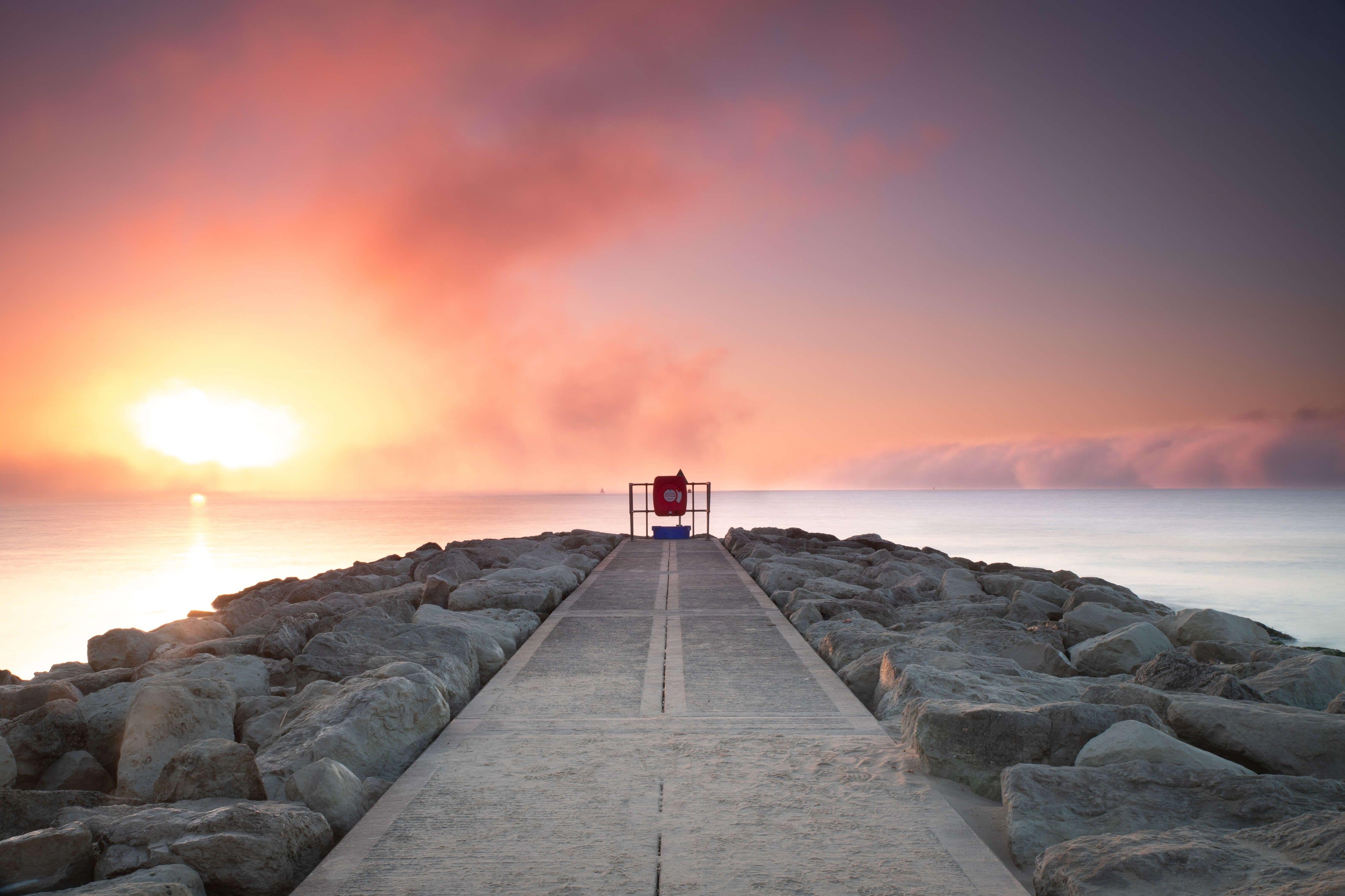 4500x3000 Misty Sunrise Download Desktop Wallpaper