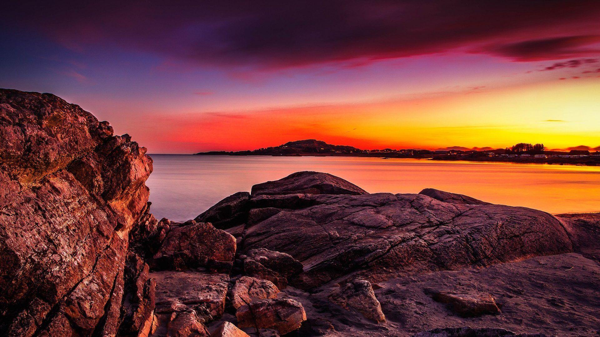 1920x1080 Sunrise Sunset Wallpaper, HD Wallpaper
