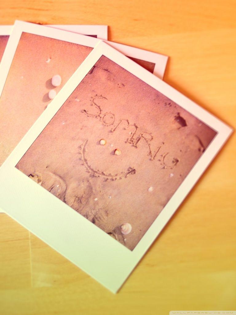 768x1024 Polaroid Photo ❤ 4K HD Desktop Wallpaper for 4K Ultra HD