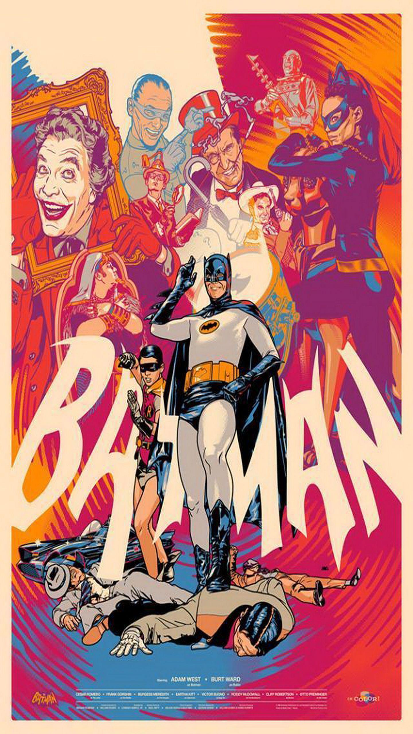 1440x2560 Batman 1966 Wallpaper