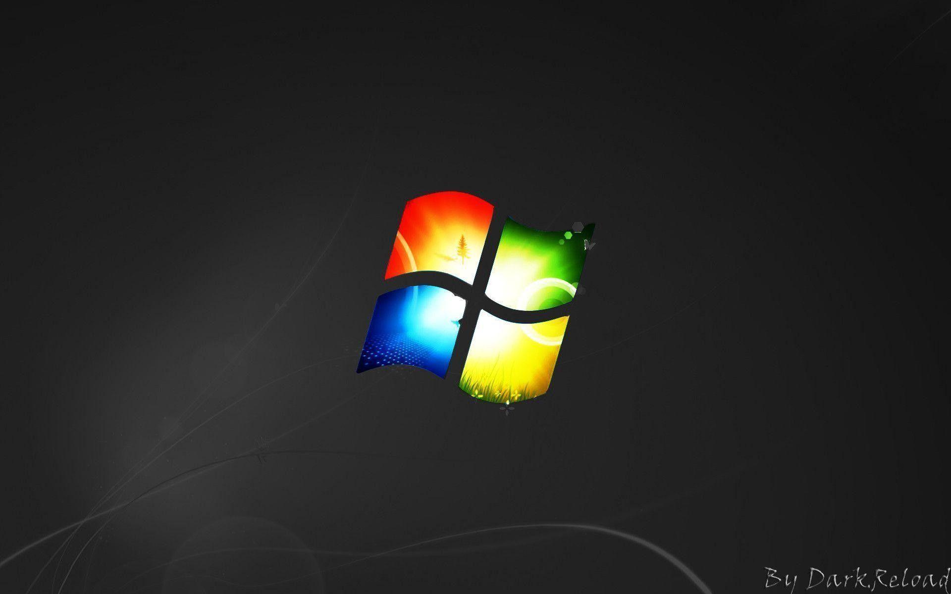1920x1200 Windows 7 Black Wallpaper background picture
