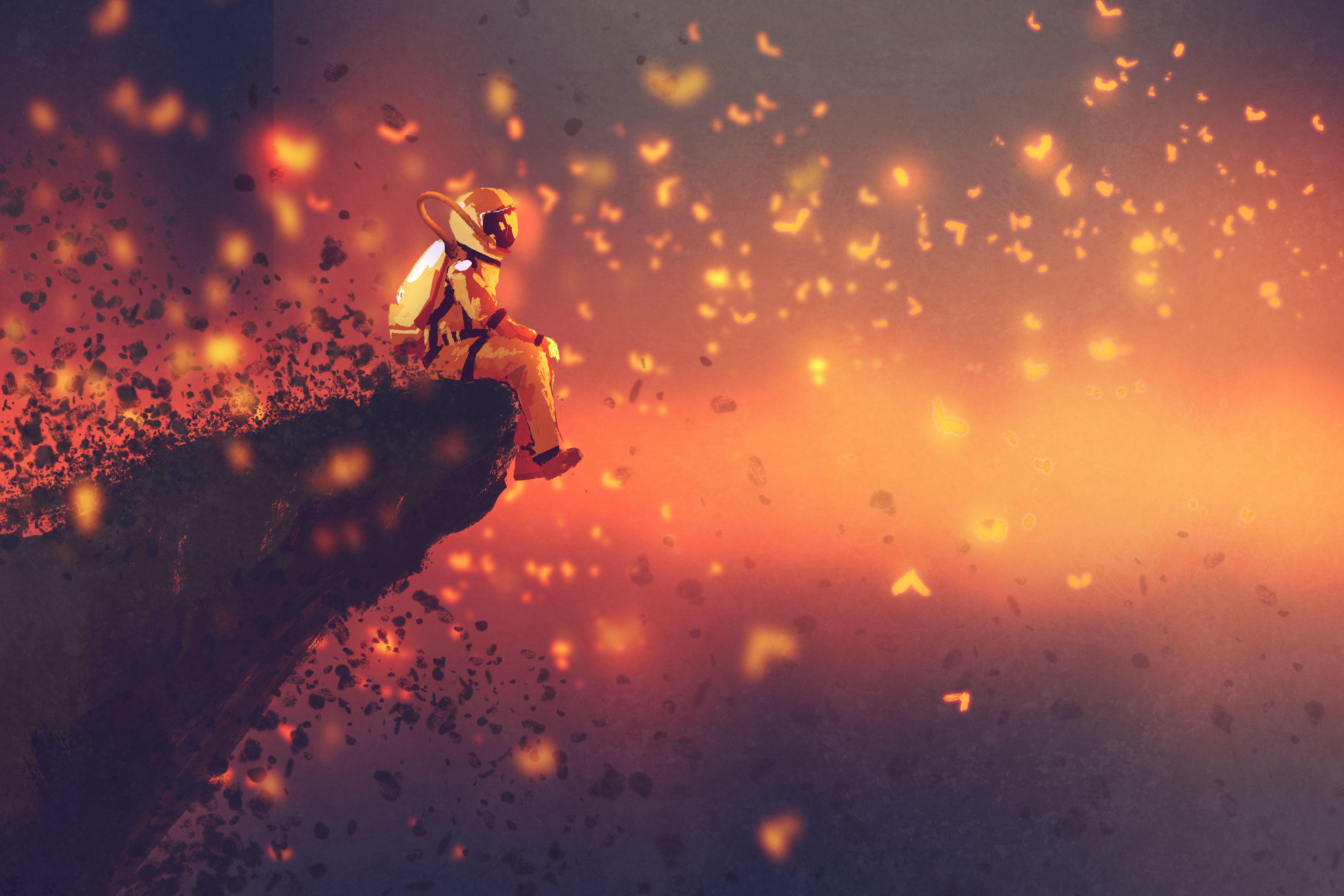 4500x3000 Best Astronaut Sci Fi Art Desktop Wallpaper Download