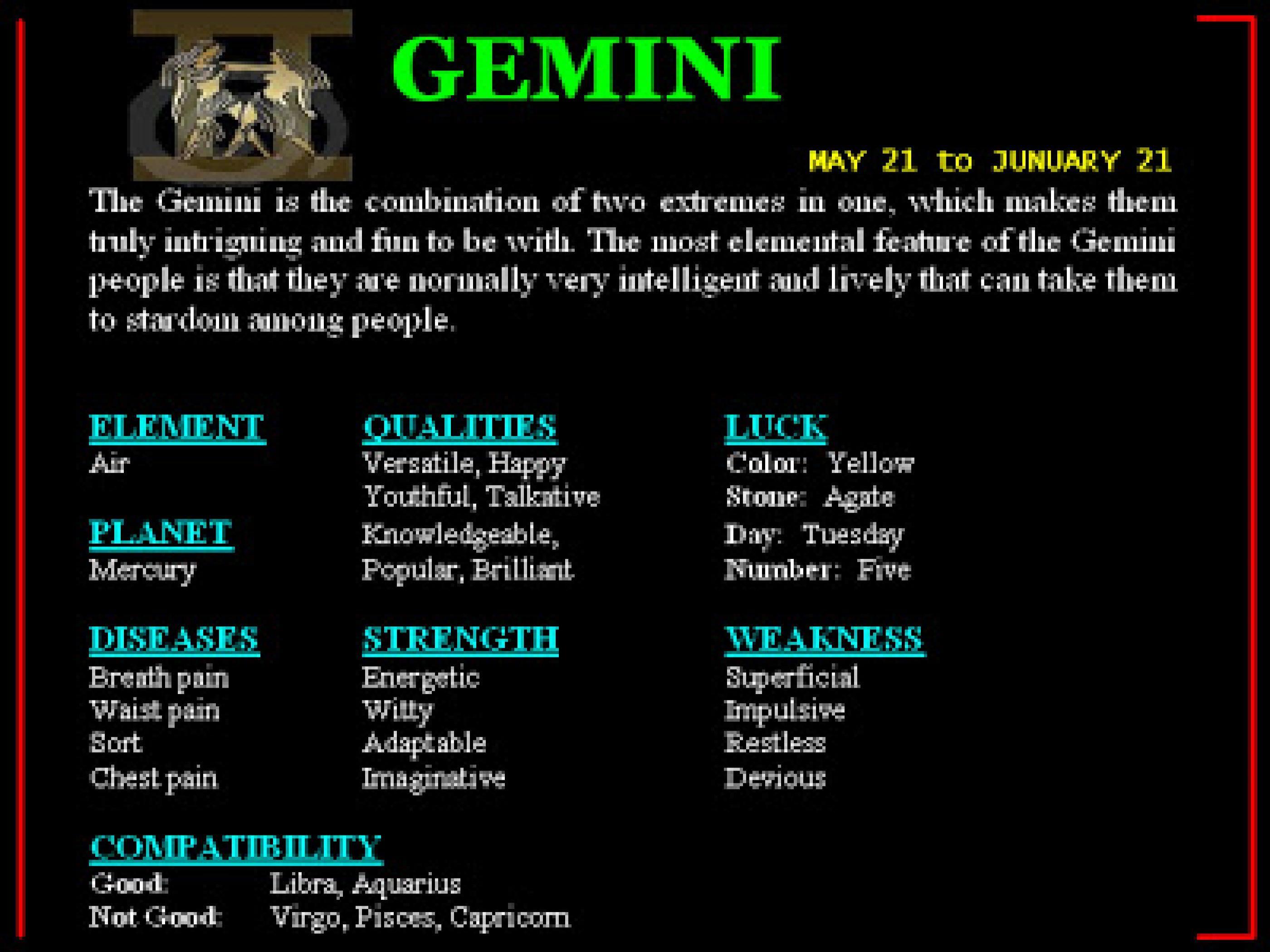 Gemini Wallpapers - Top Free Gemini Backgrounds - WallpaperAccess