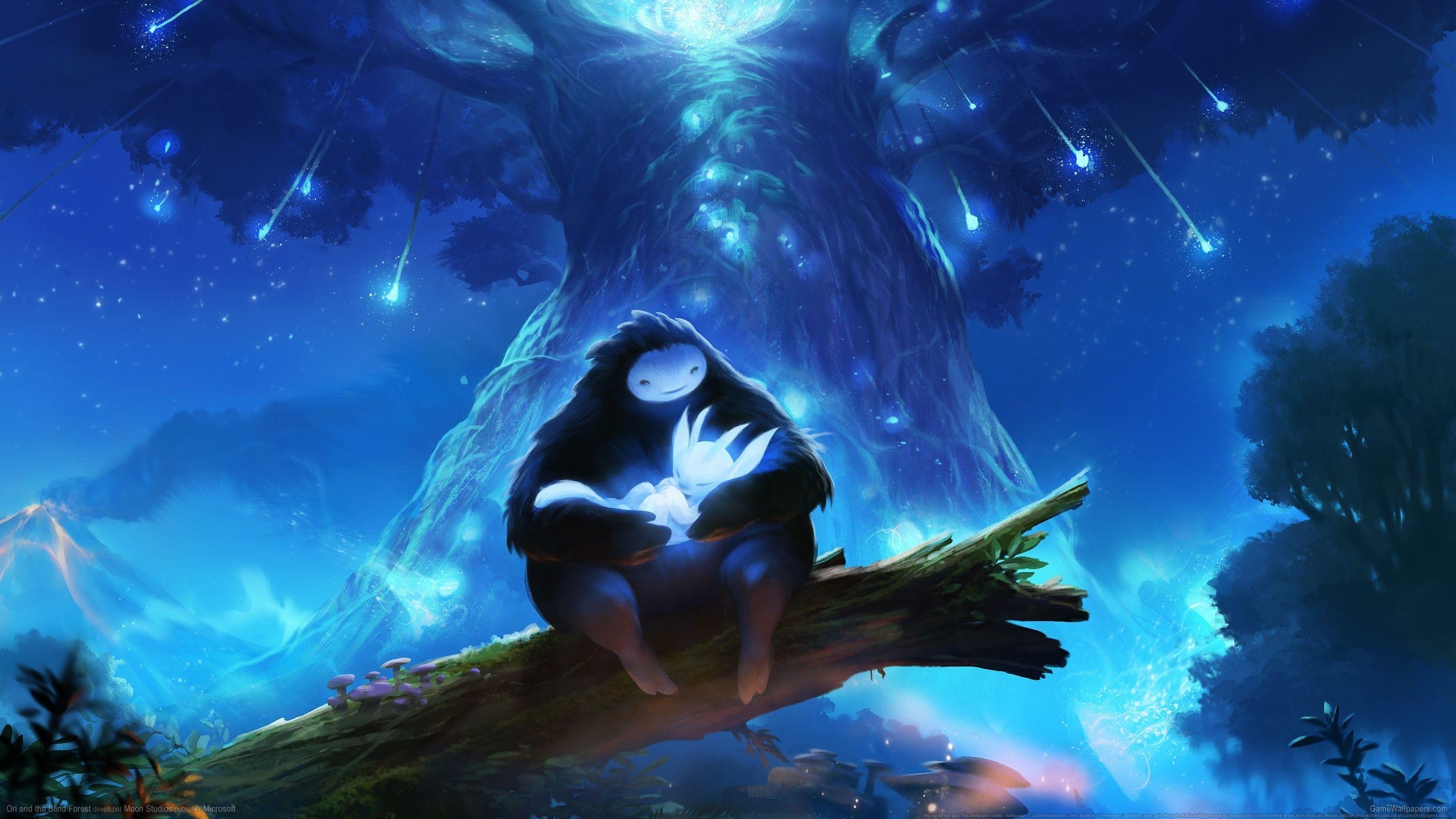 2560x1440 Download wallpaper Game, Indie, Ori, Ori and the Blind