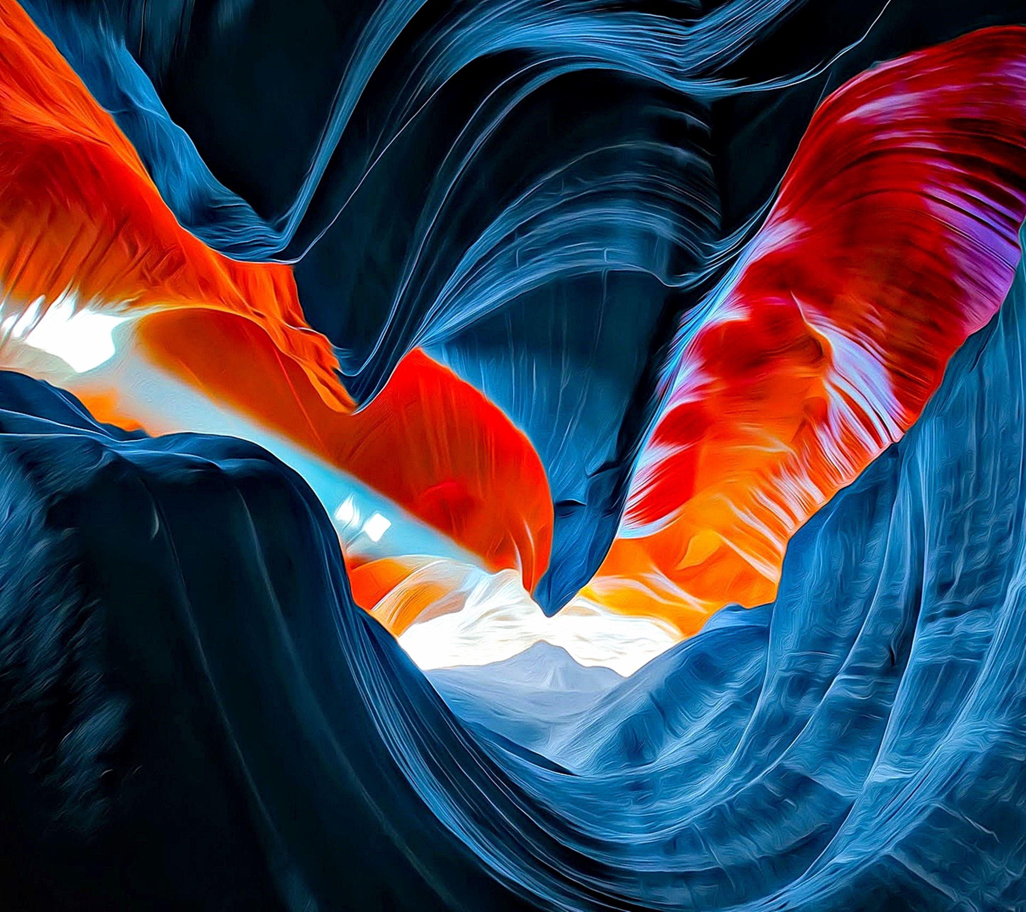 Dark Blue and Orange Abstract Wallpapers - Top Free Dark Blue and