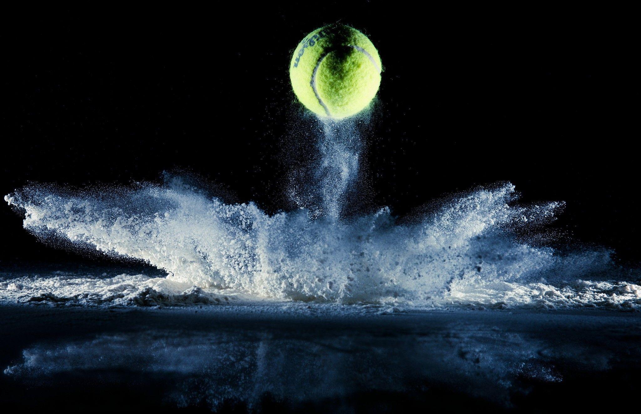 2048x1325 sports, Tennis, Tennis Balls, Reflection Wallpaper HD