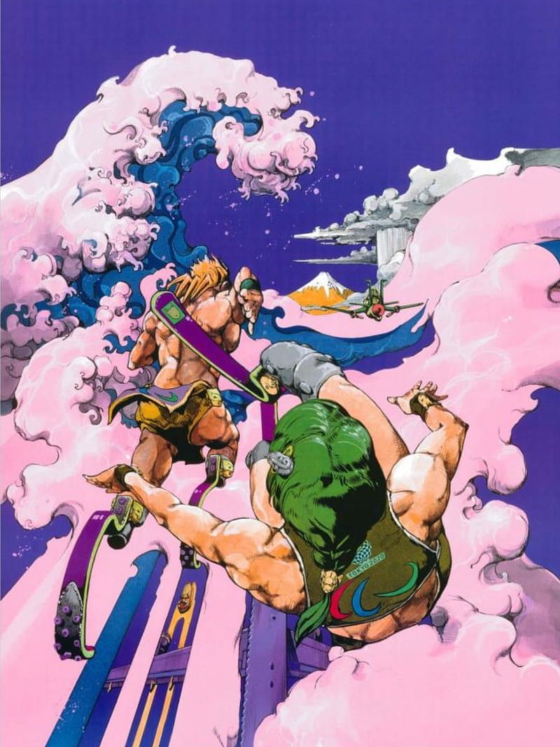 800x1067 Araki olympic games, araki, jojo, HD