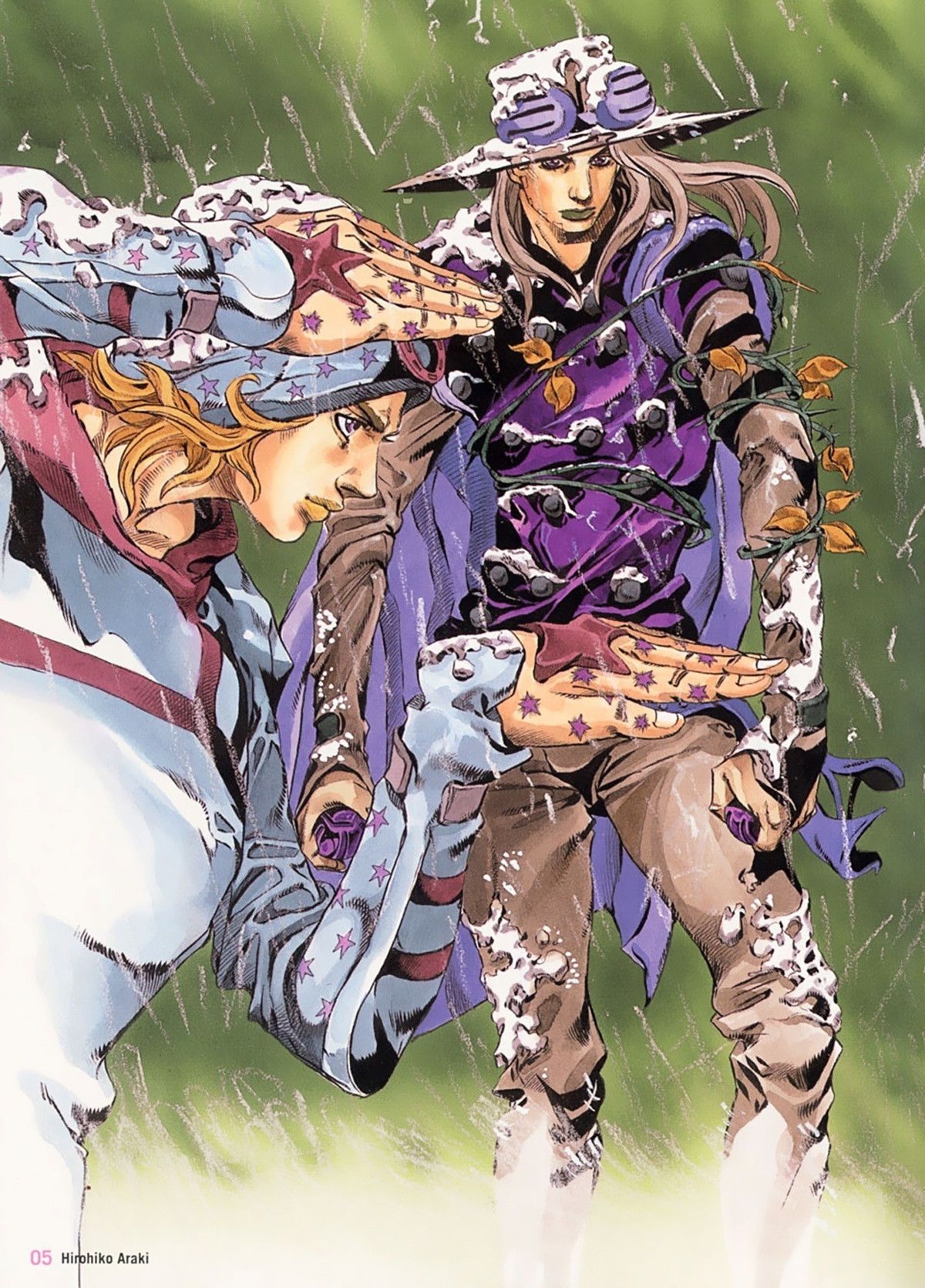 1200x1671 Steel Ball Run Menu Background Team