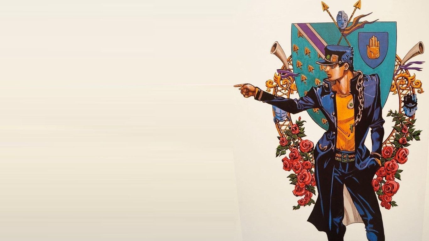 1366x768 Download Jotaro Kujo Anime Jojo's