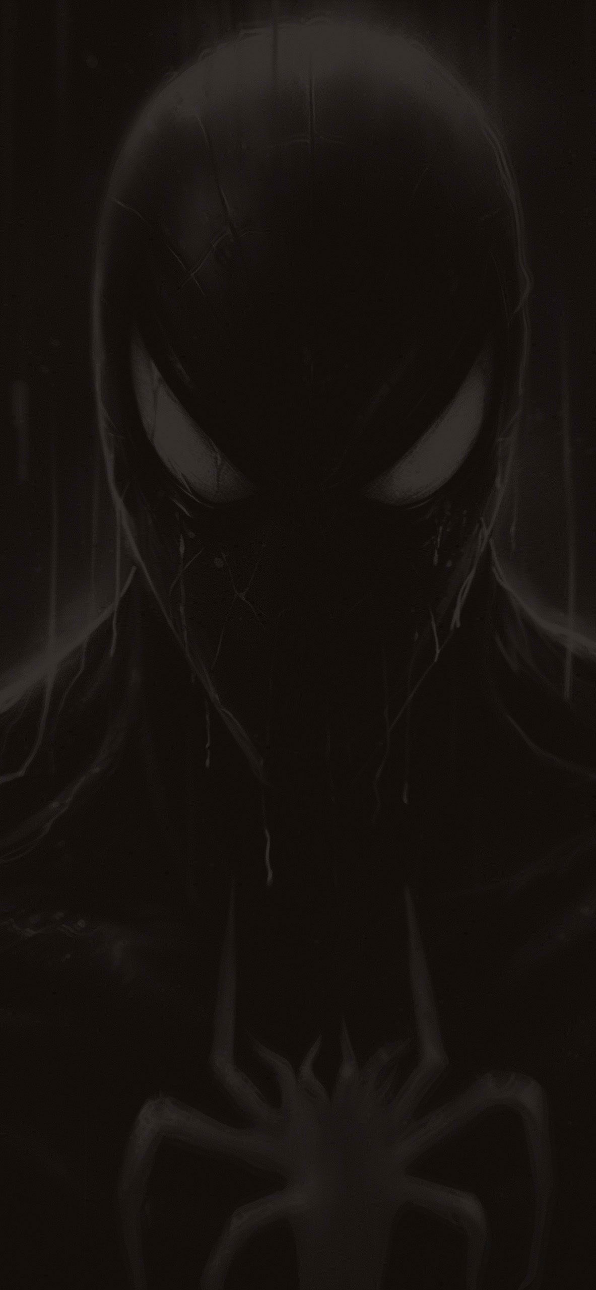 1183x2560 Symbiote Spider Man Wallpaper HD