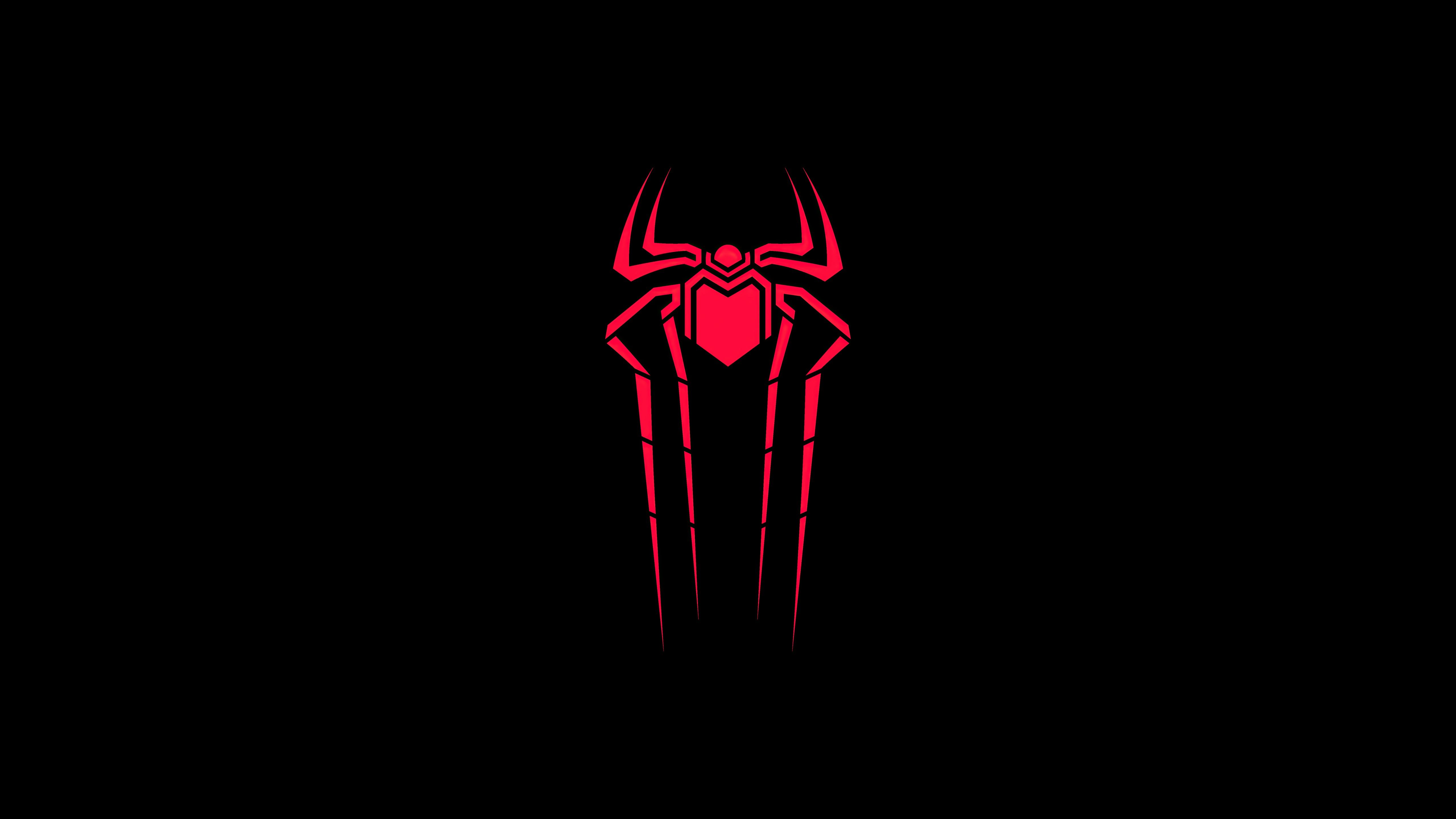 5120x2880 Wallpaper Spiderman, minimalism, spider