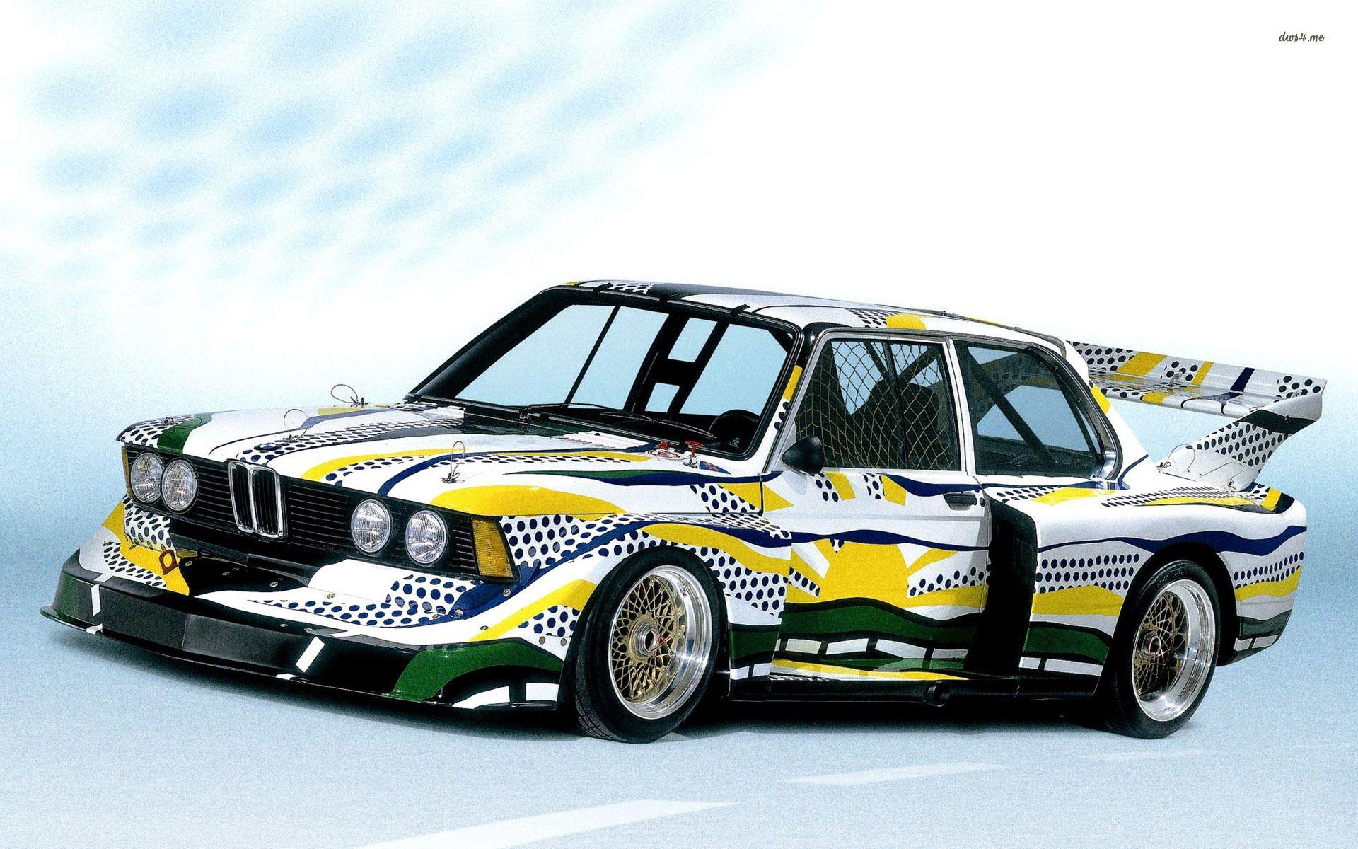 1920x1200 BMW E21 art car by Roy Lichtenstein wallpaper