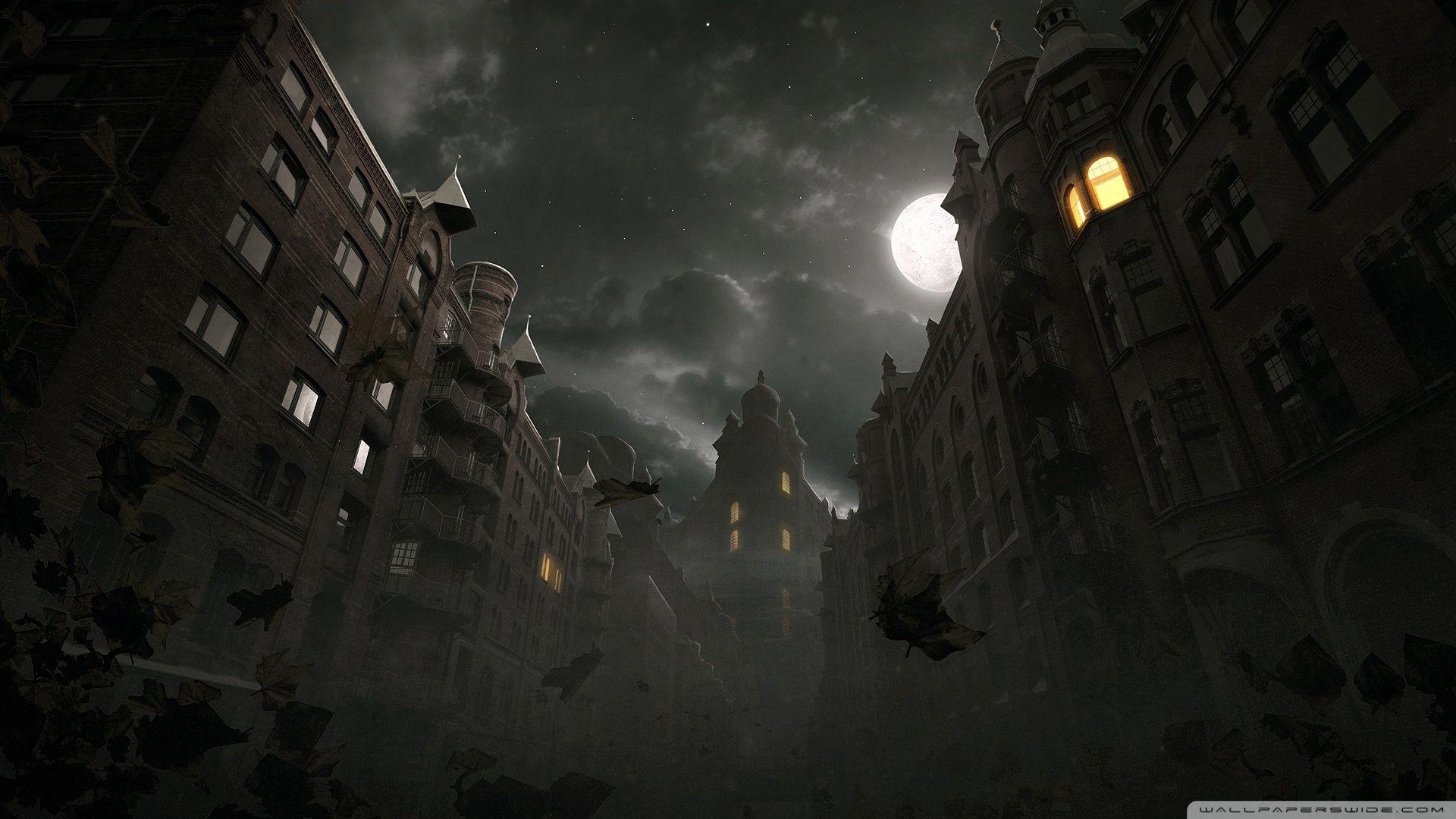 1920x1080 Dark City Wallpaper 1920x1080 px, #P4IQHWP