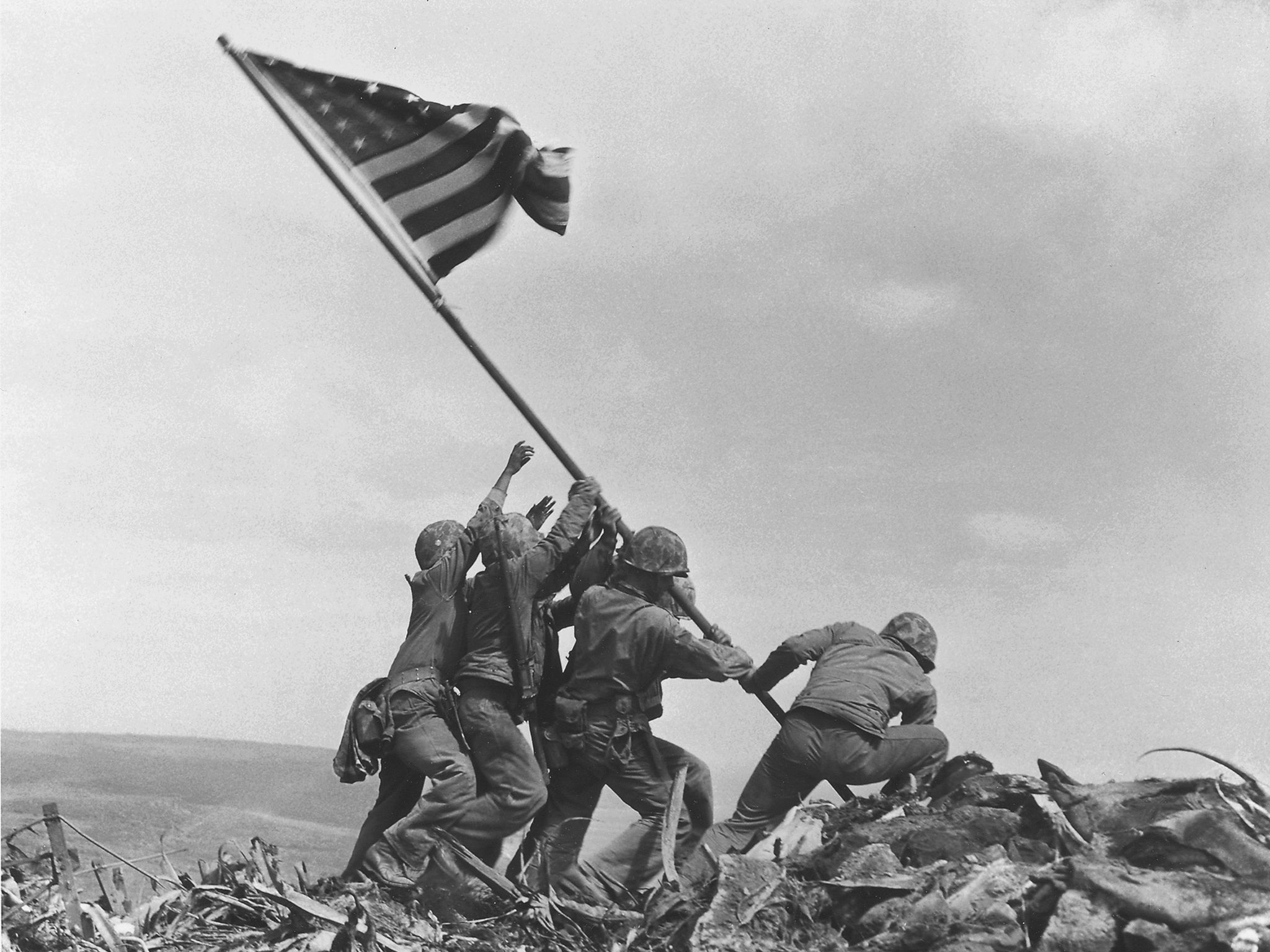2048x1536 famous WW2 Iwo Jima photo