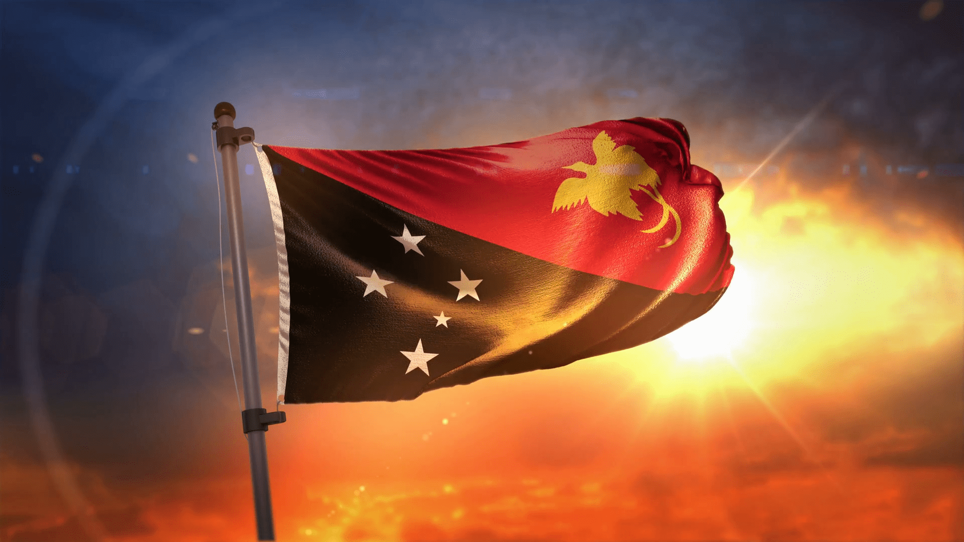 1920x1080 Papua New Guinea Flag : Meaning of Papua New Guinea Flag