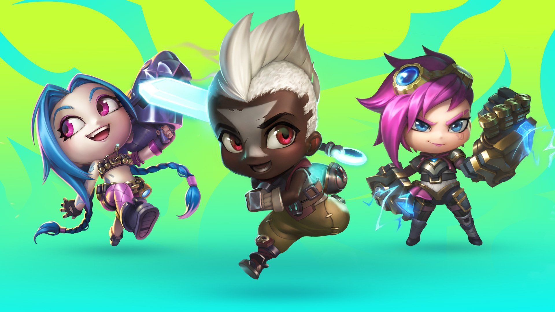 1920x1080 Download Ekko (League Of Legends) Chibi