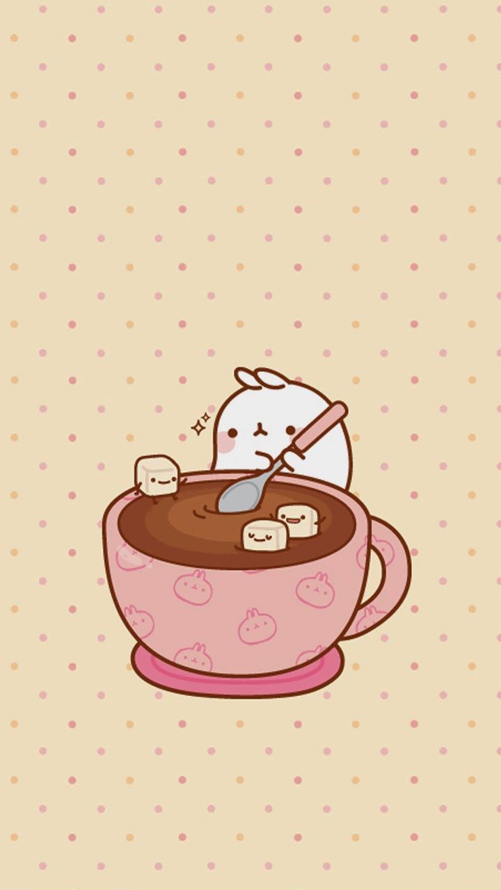 720x1280 Molang Mobile Wallpaper. Cute Kawaii