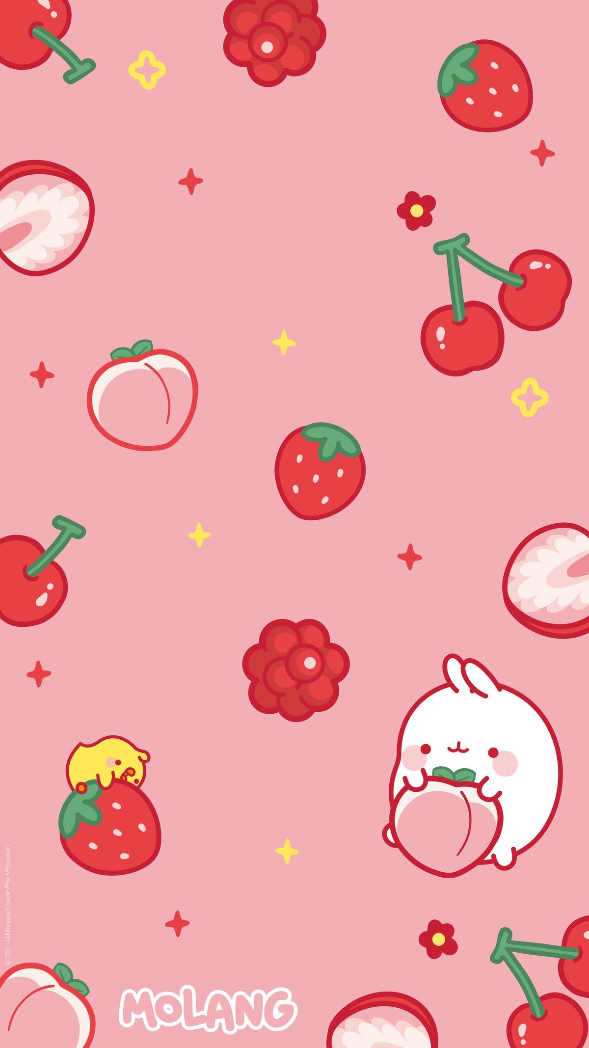 1200x2135 Discover The Red Fruits Wallpaper of Molang
