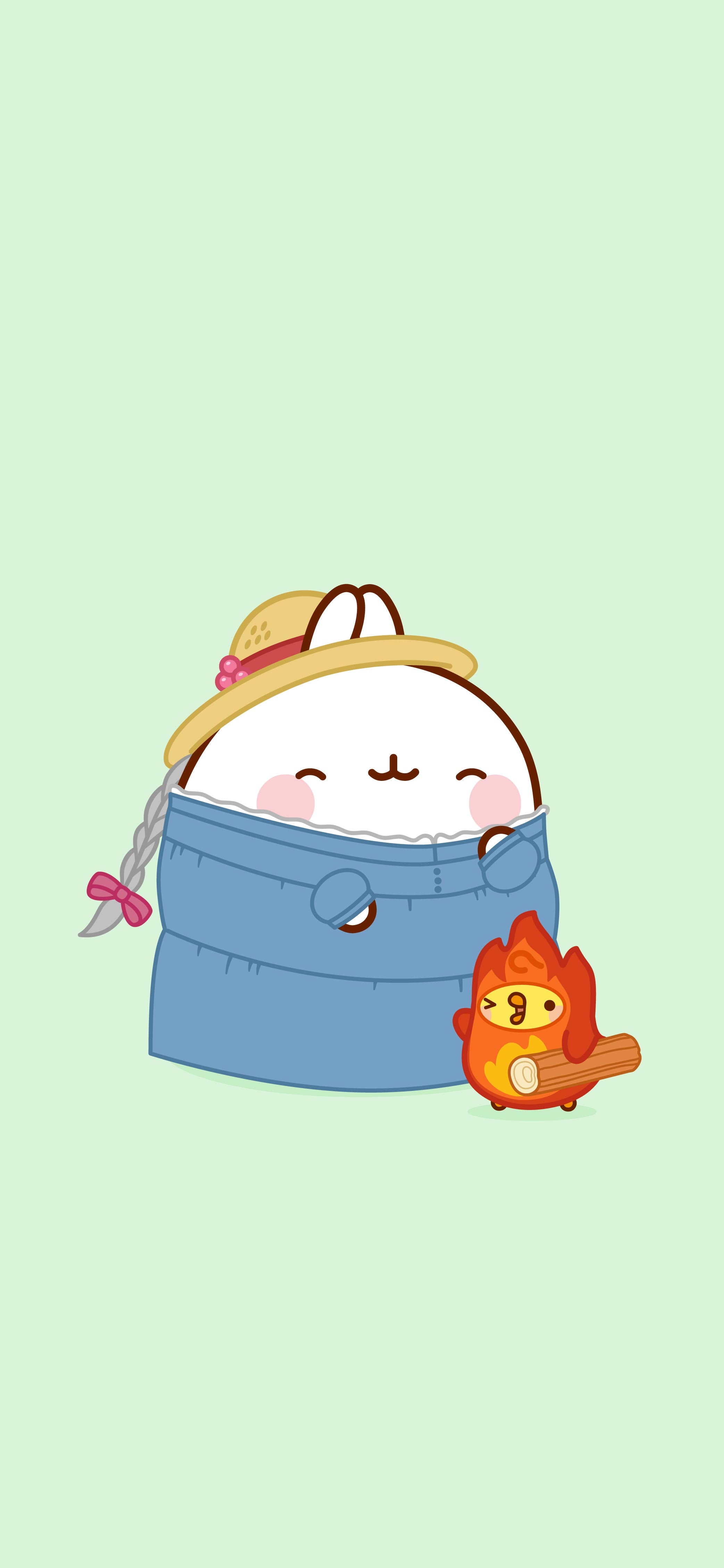 2085x4512 Molang Wallpaper. Molang Official Website