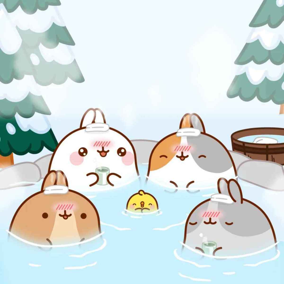 1200x1200 Adorable World of Molang and Piu Piu