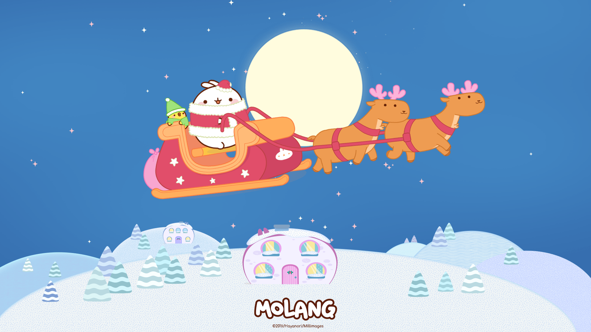1920x1080 Sleigh Ride Desktop Wallpaper