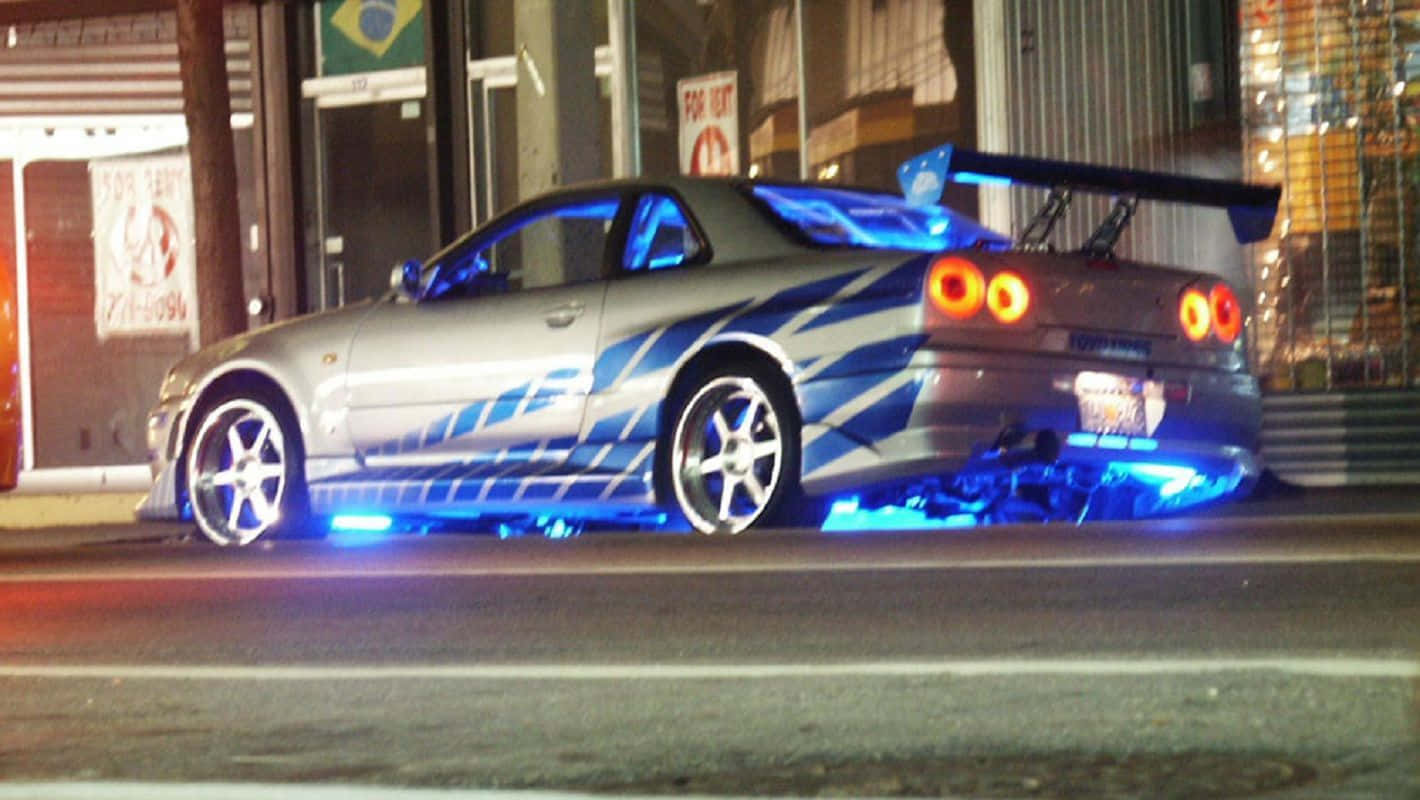 1420x800 Nissan Skyline Wallpaper