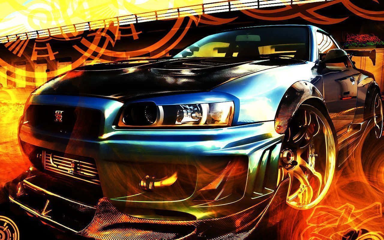 1280x800 Nissan Skyline Wallpaper