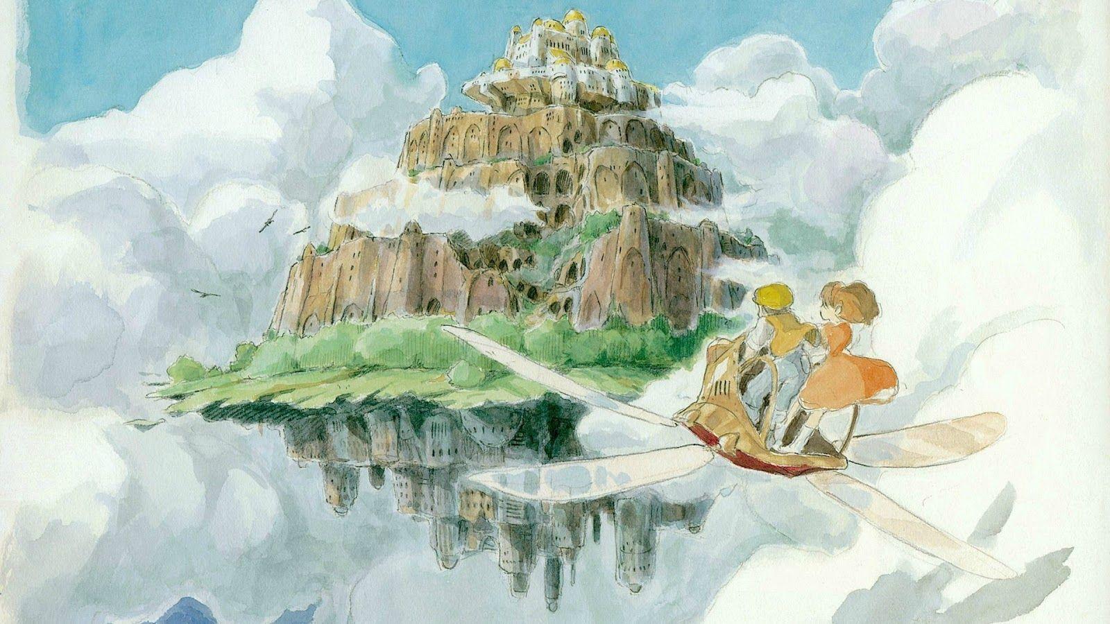 1600x900 Anime Wallpaper: Laputa Castle in the Sky (Wallpaper)