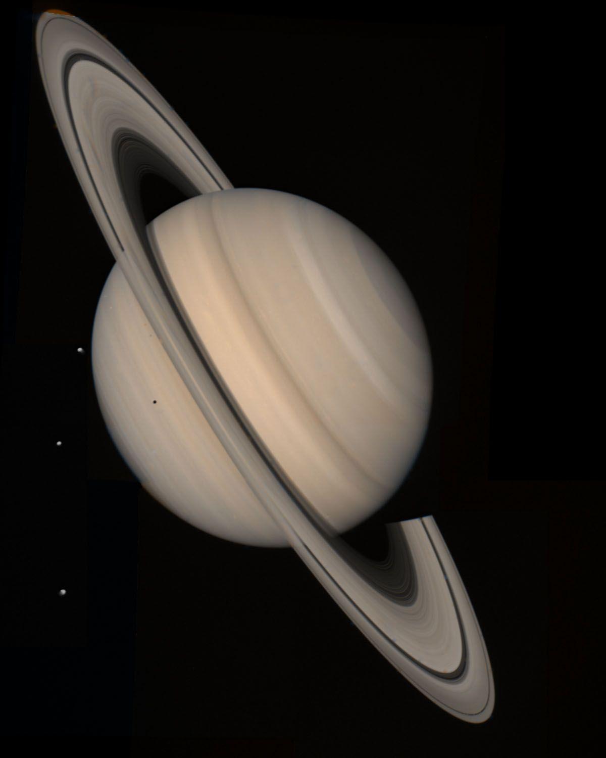1200x1500 Space Image. Saturn taken from Voyager 2
