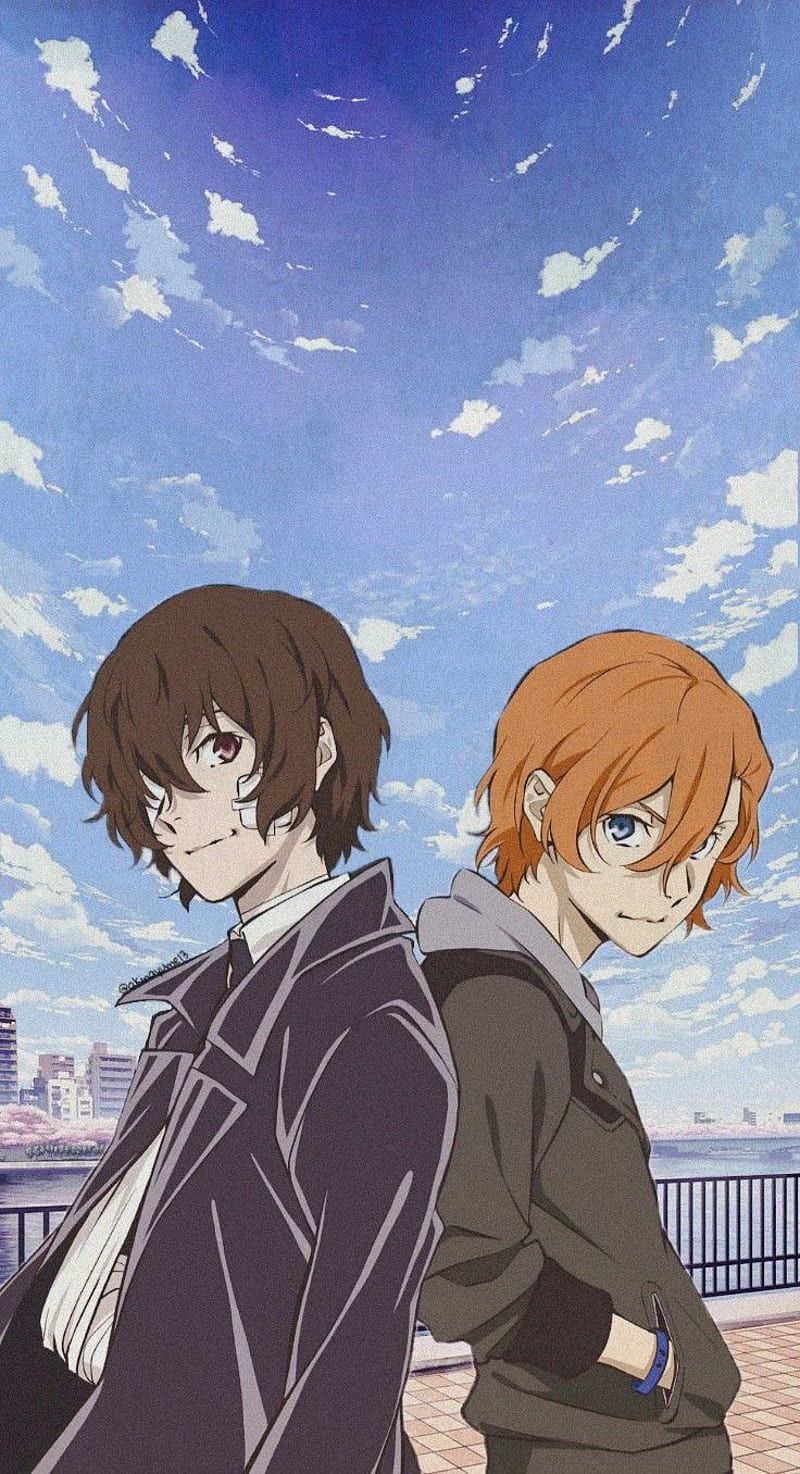 800x1474 Dazai x Chuuya, bungou stray dogs