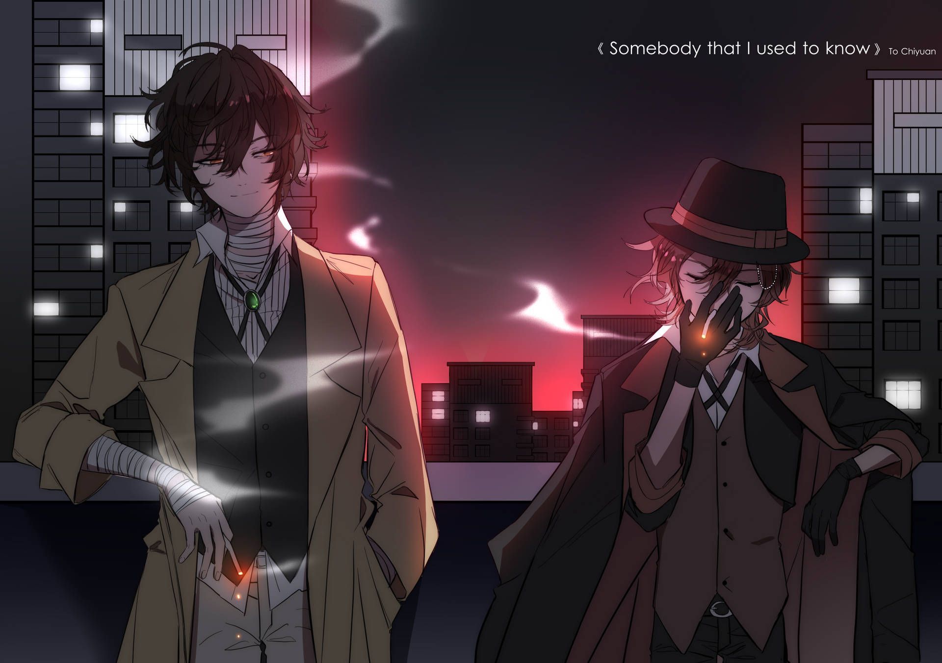 1920x1353 Bungo Stray Dogs Dazai And Nakahara