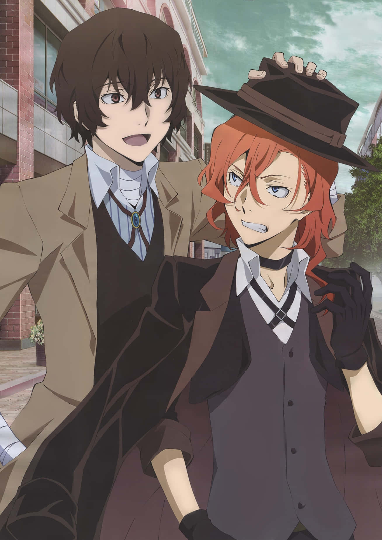 1308x1850 Download Dazai Osamu And Chuuya